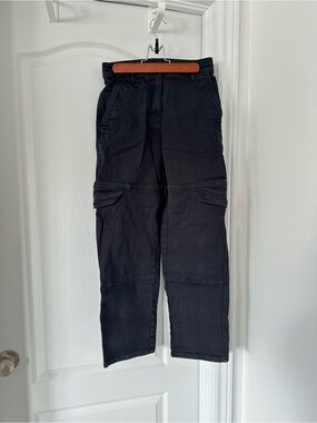 Wilfred Black Cargo Tapered-Leg Pants